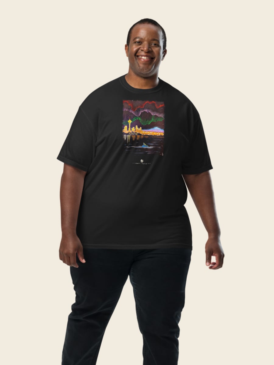 Emission Lines heavyweight tee, worn