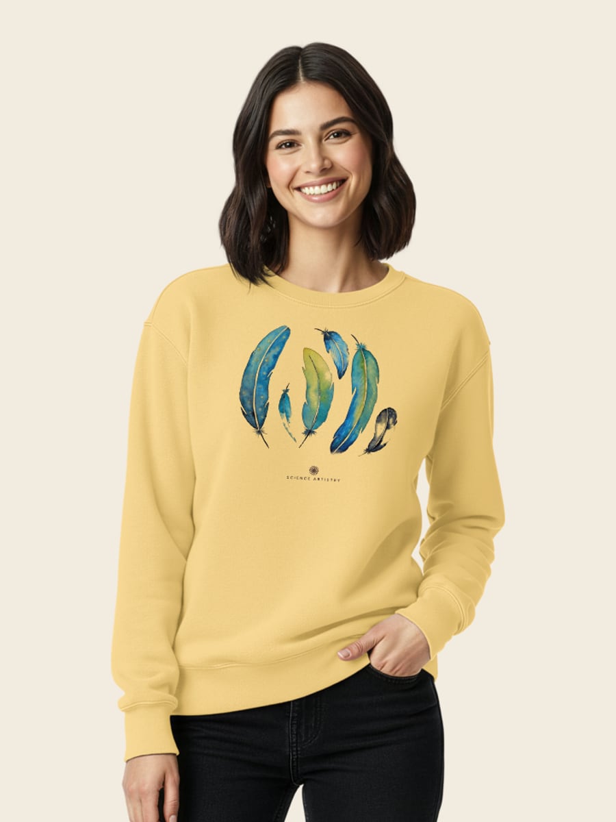 Iridescence sweatshirt, worn