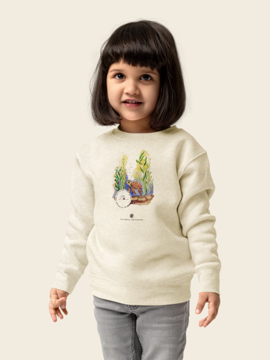 Jurassic Survivors kids sweatshirt, worn